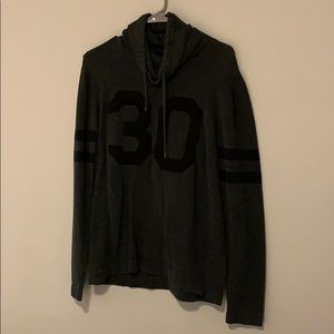 Pullover sweater- funnel neck